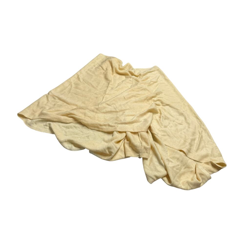 Simply Noelle Butter Yellow Knit Poncho Cape One Size NWT - Picture 7 of 7